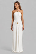 Halter Neck Evening Dress