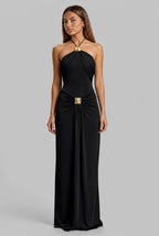 Halter Neck Evening Dress