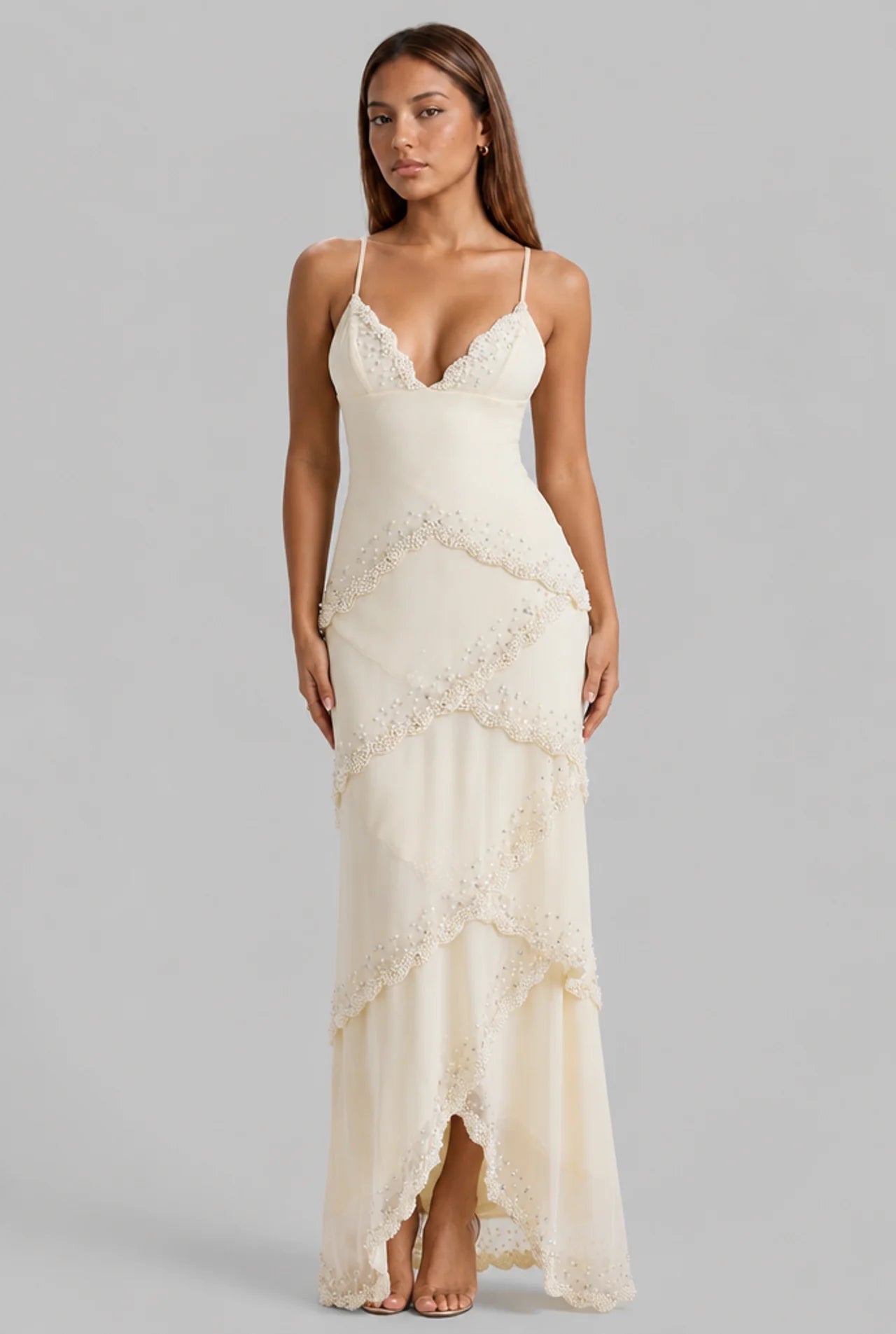 Evening Lace Maxi Dress