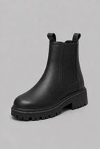 Chunky Sole Chelsea Ankle Boots