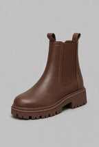 Chunky Sole Chelsea Ankle Boots