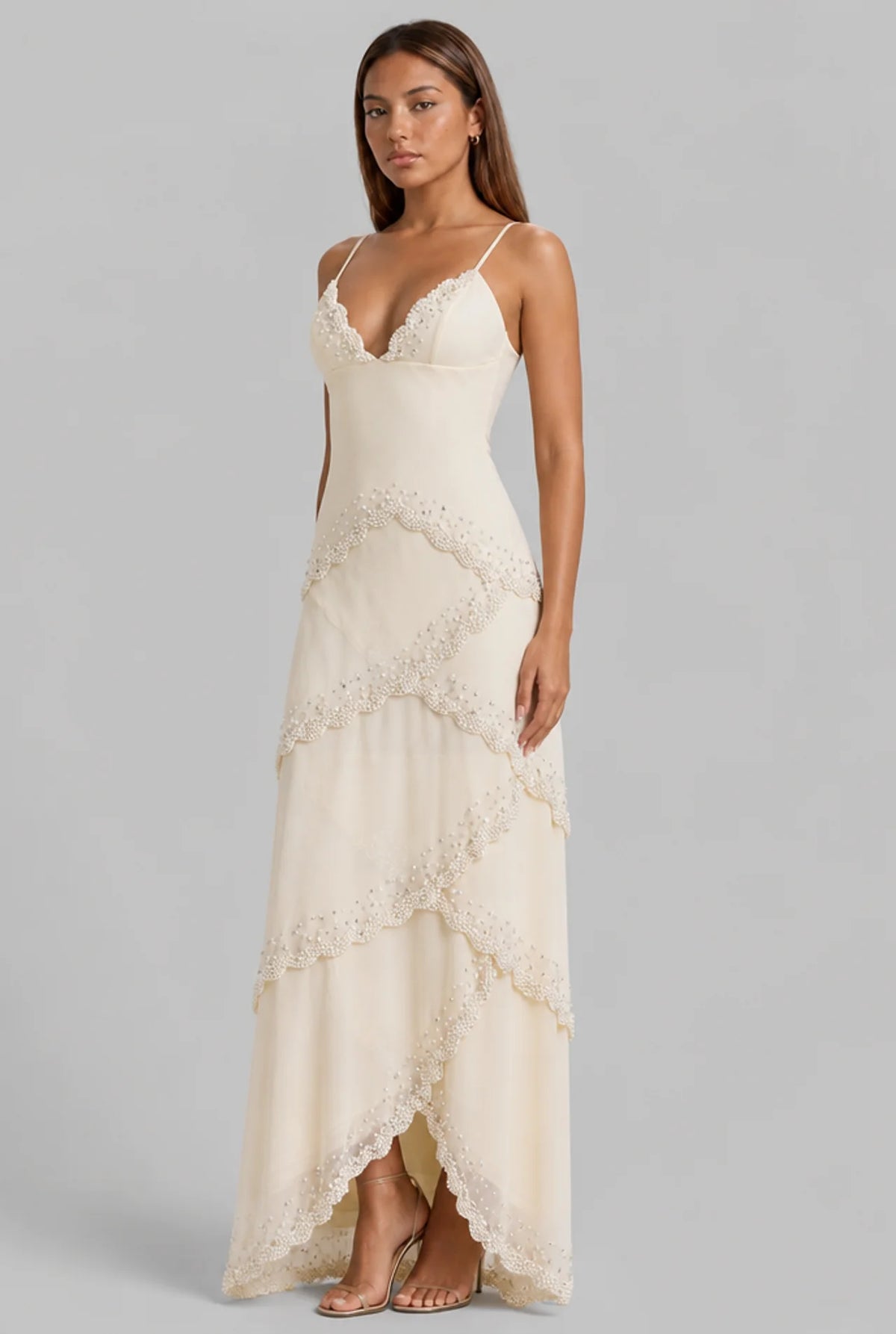 Evening Lace Maxi Dress