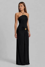 Halter Neck Evening Dress