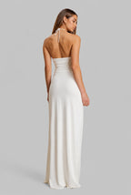 Halter Neck Evening Dress