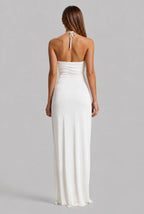 Halter Neck Evening Dress