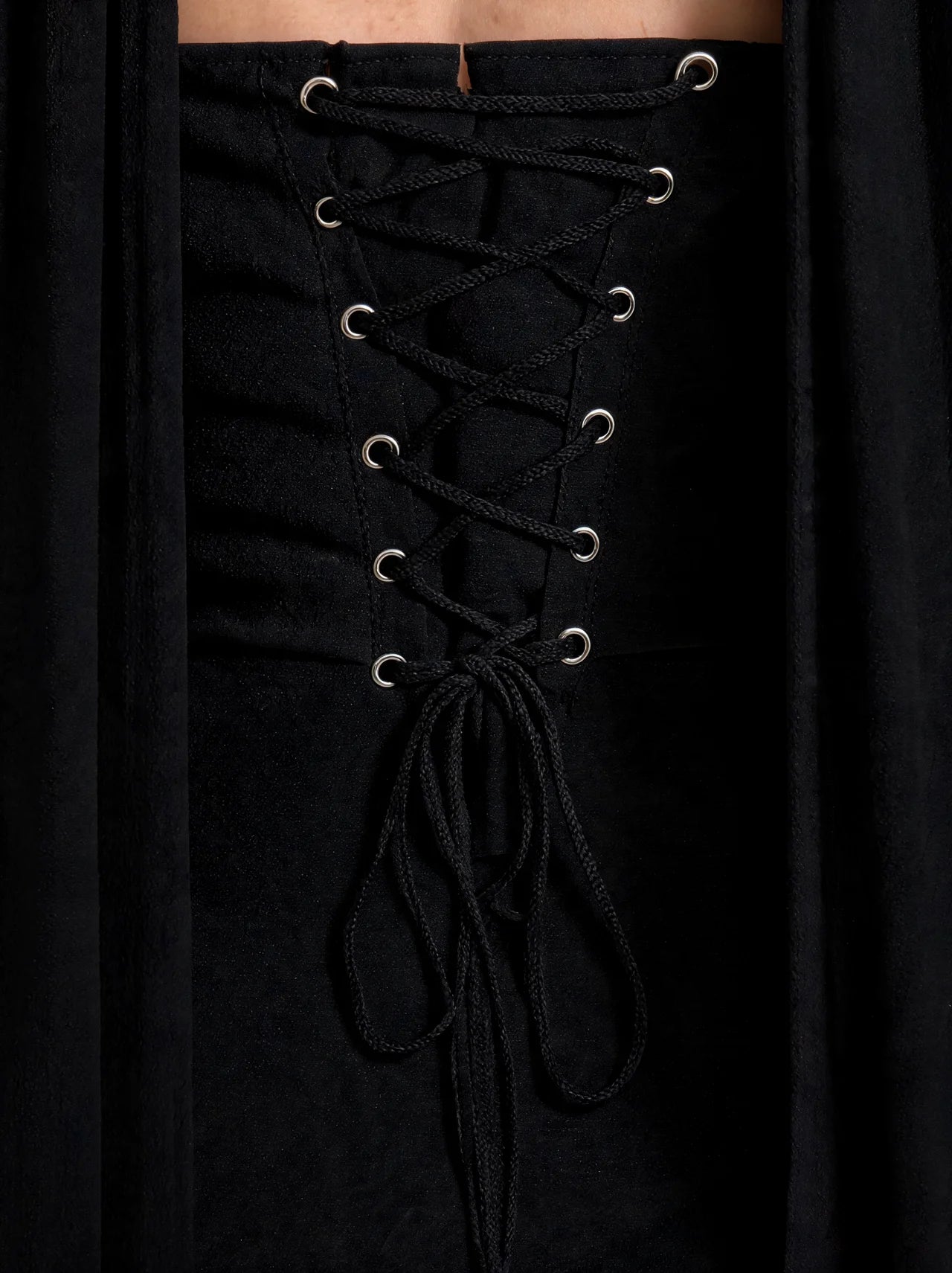 Strapless Corset Back Maxi Dress