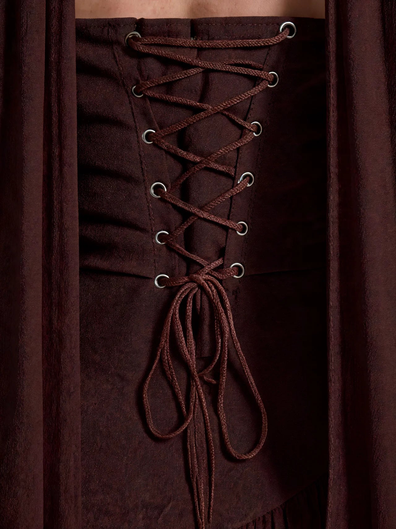 Strapless Corset Back Maxi Dress