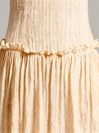 Drop Waist Corset Bodice Maxi Dress