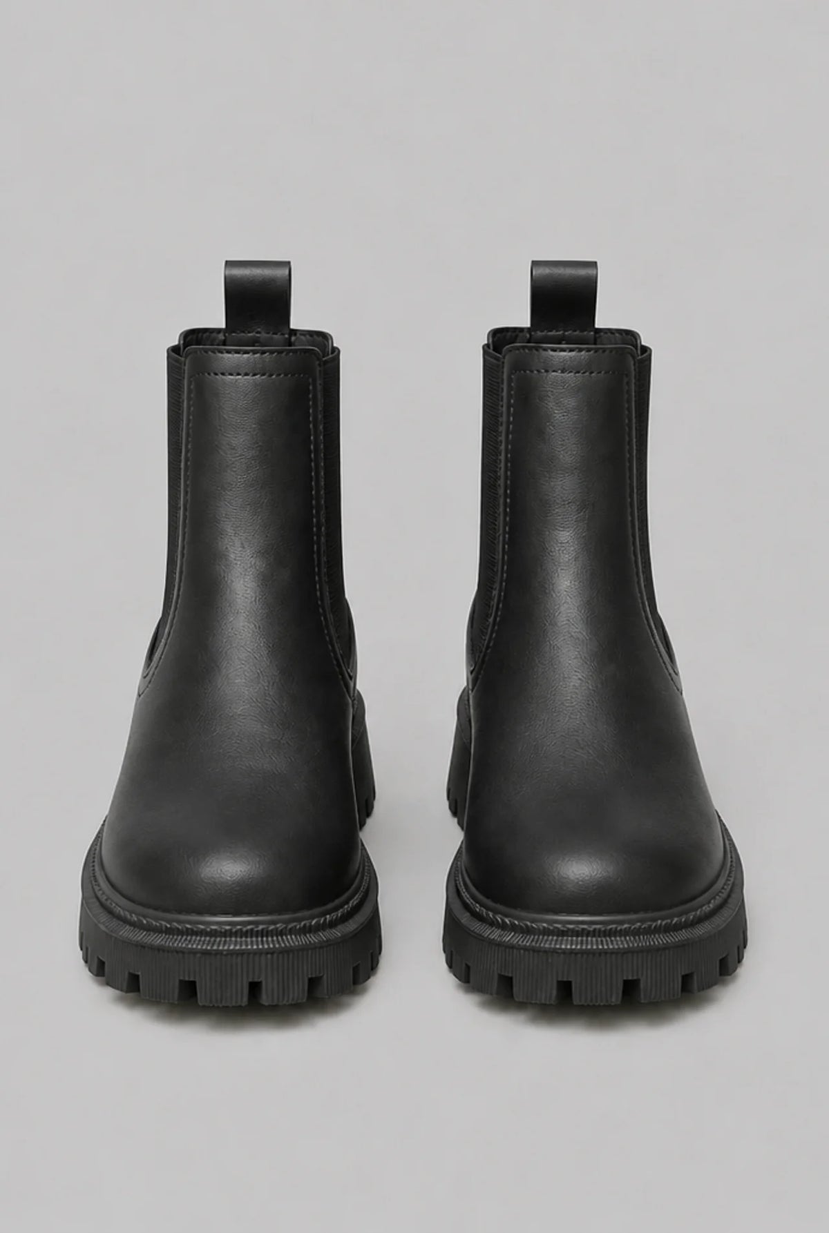 Chunky Sole Chelsea Ankle Boots