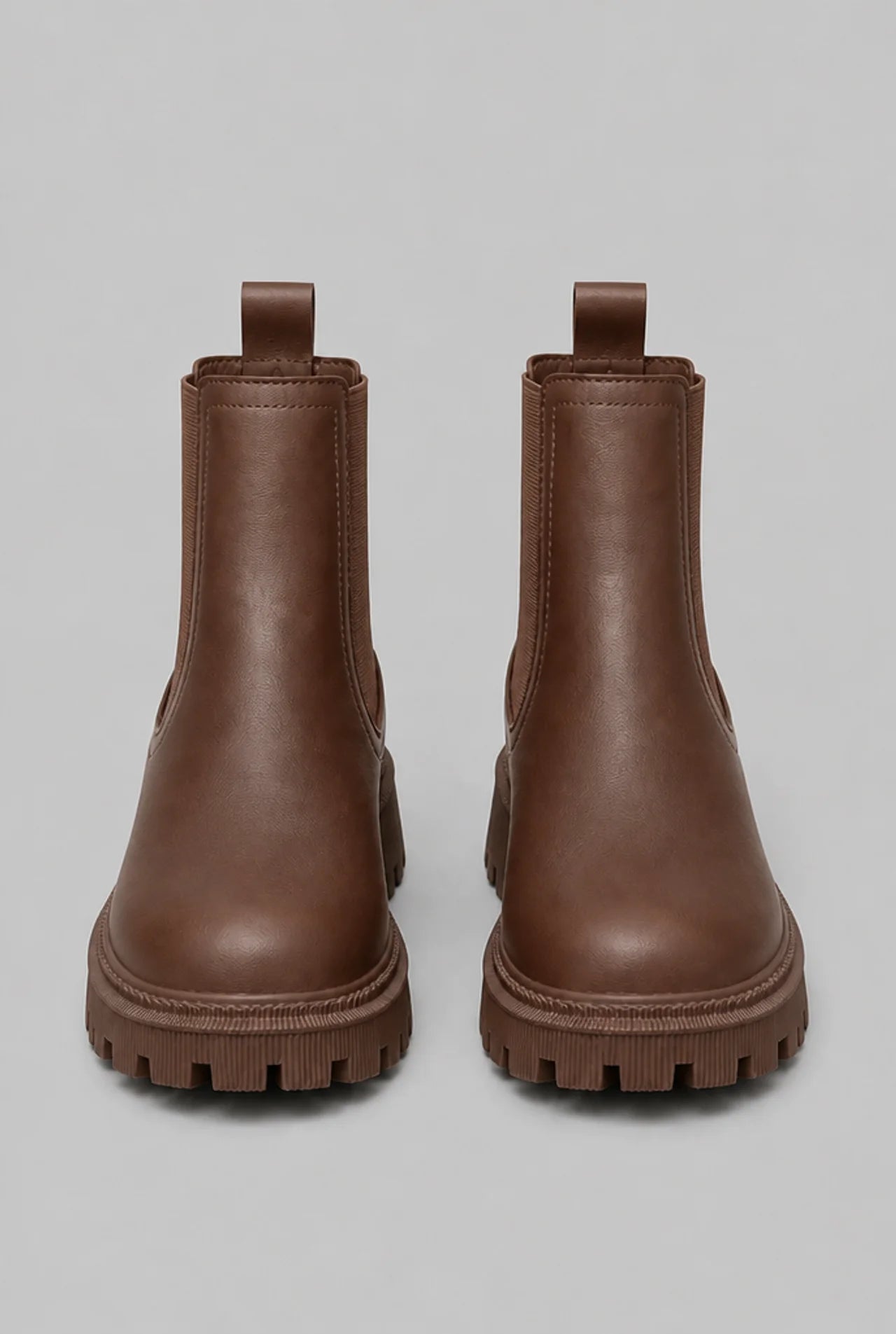 Chunky Sole Chelsea Ankle Boots