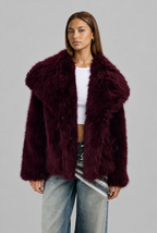 Oversized Faux Fur Jacket
