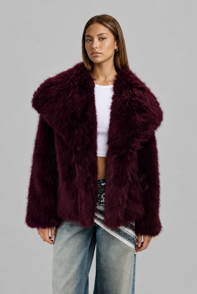 Oversized Faux Fur Jacket