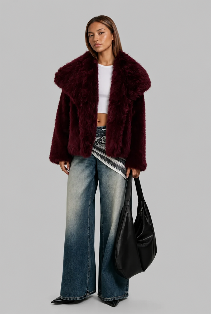 Oversized Faux Fur Jacket