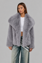 Oversized Faux Fur Jacket