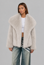 Oversized Faux Fur Jacket