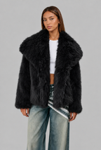 Oversized Faux Fur Jacket