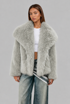 Oversized Faux Fur Jacket