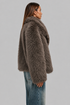 Oversized Faux Fur Jacket