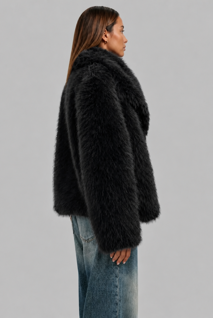 Oversized Faux Fur Jacket