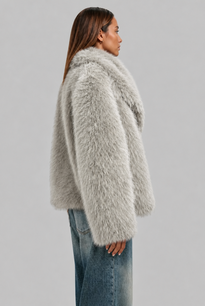 Oversized Faux Fur Jacket