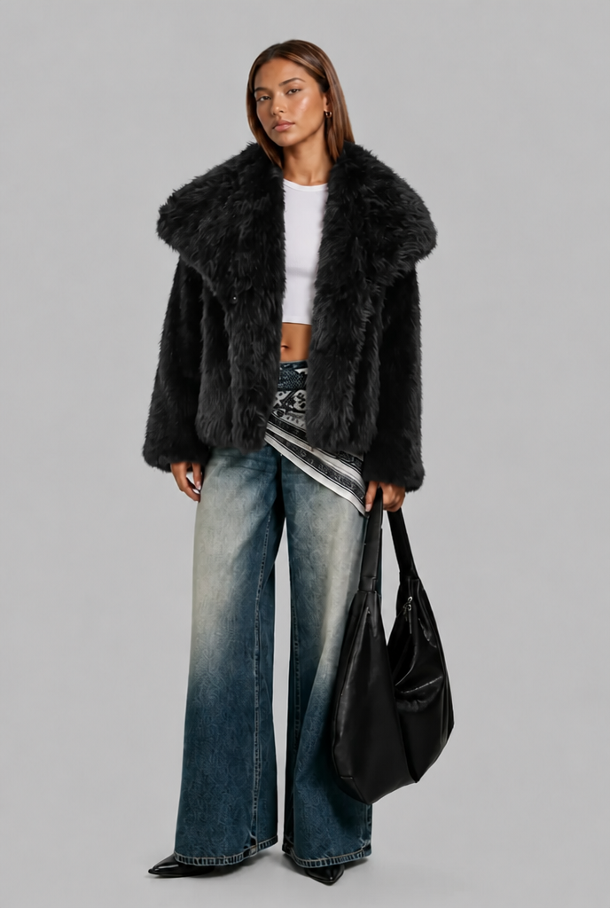 Oversized Faux Fur Jacket