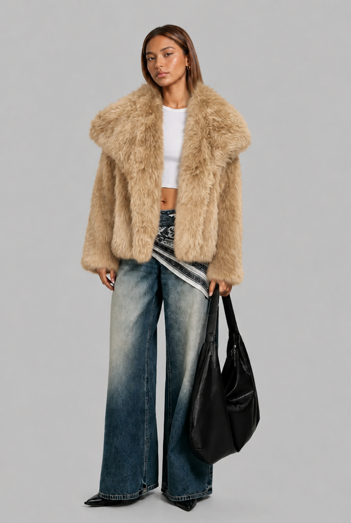 Oversized Faux Fur Jacket