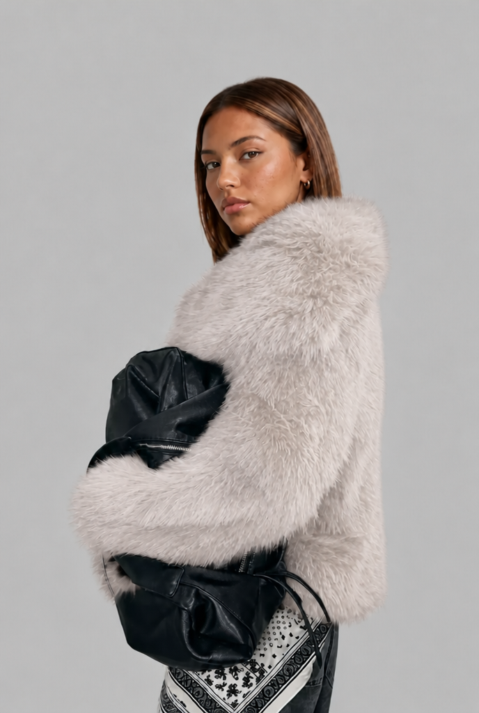 Oversized Faux Fur Jacket