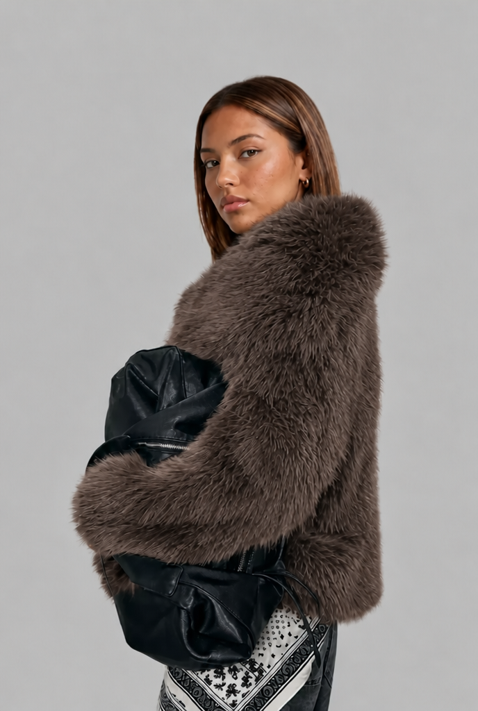 Oversized Faux Fur Jacket