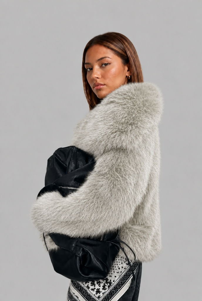 Oversized Faux Fur Jacket