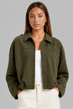 Suede Bomber Jacket