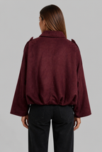 Suede Bomber Jacket