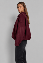 Suede Bomber Jacket