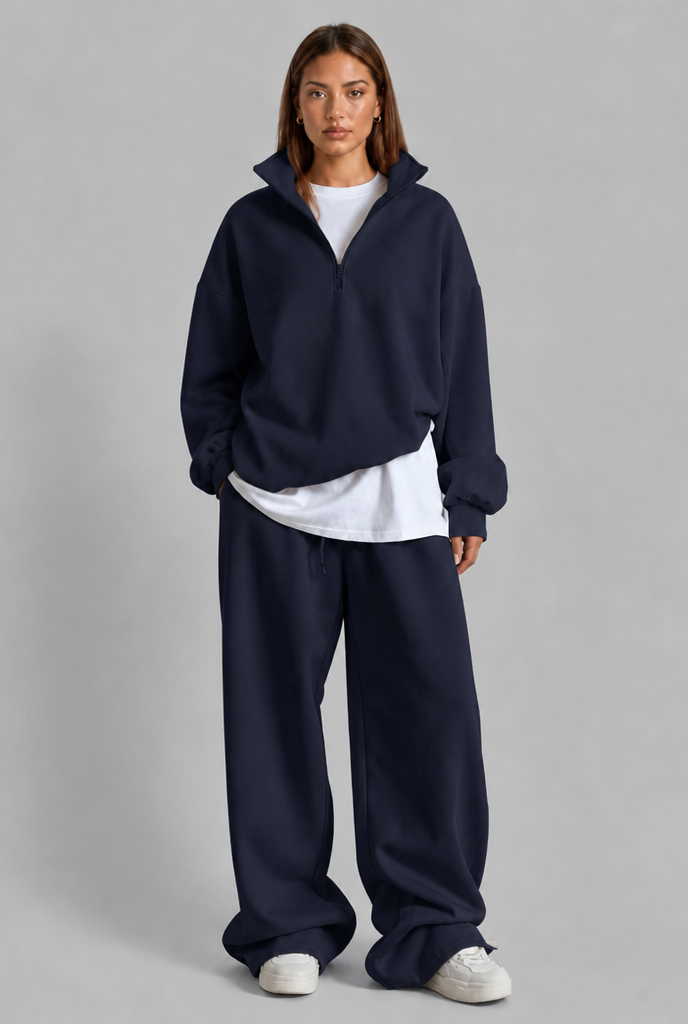 Quarter Zip Lounge Set