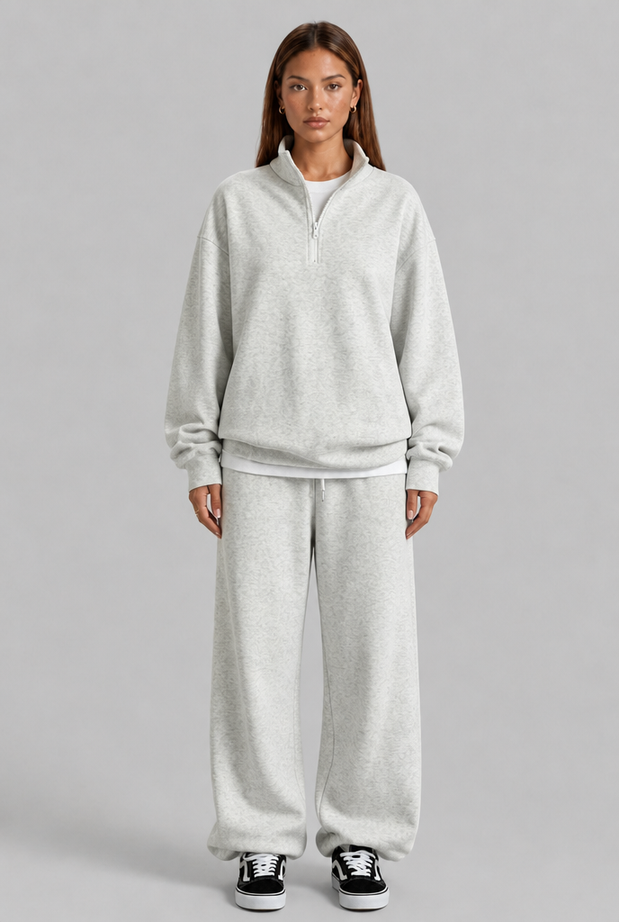 Quarter Zip Lounge Set
