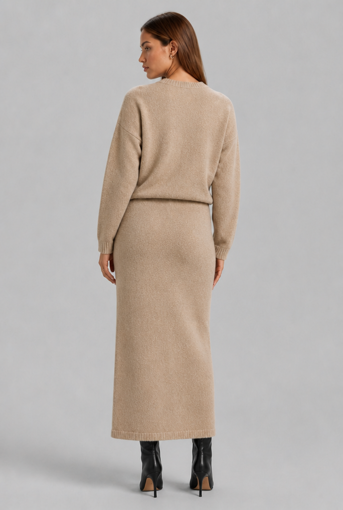 Knitted Jumper & Maxi Skirt Set