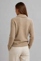 Fitted Collared Cardigan