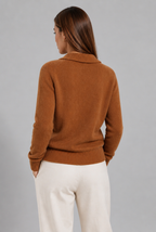 Fitted Collared Cardigan