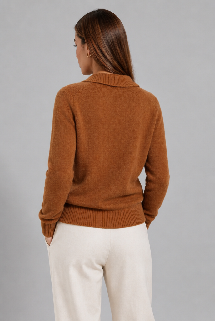 Fitted Collared Cardigan