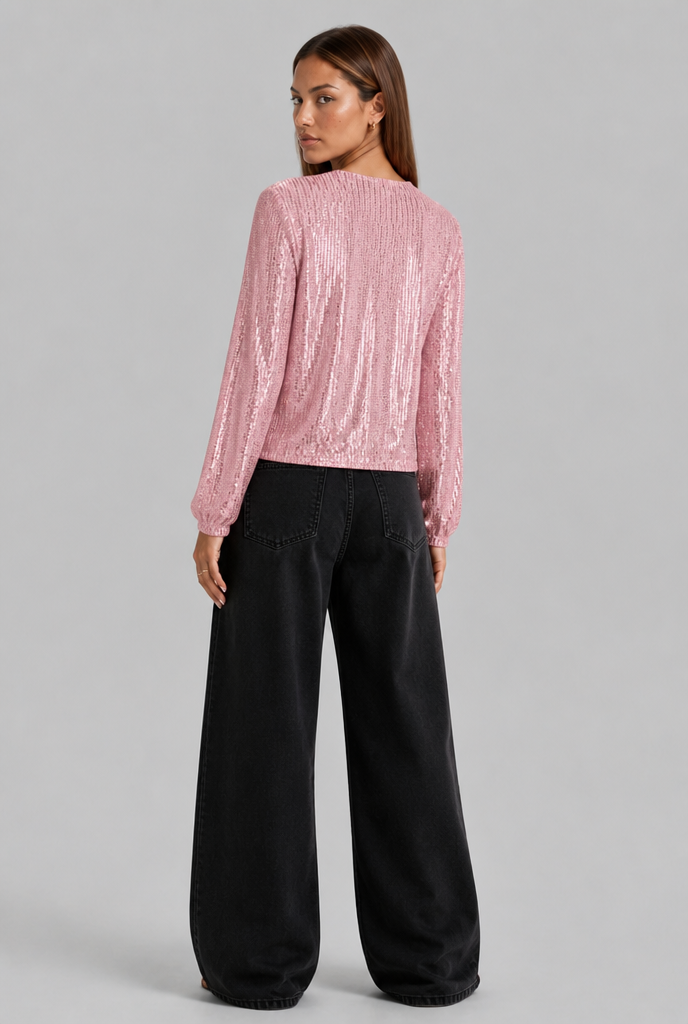 Sequin Bomber Jacket