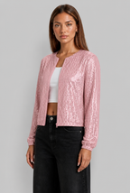 Sequin Bomber Jacket