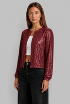 Sequin Bomber Jacket
