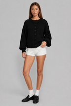 Oversized Ribbed Knit Cardigan