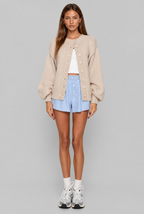 Oversized Ribbed Knit Cardigan