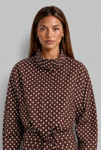Polka Dot Jacket & Shorts Set