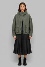Hooded Jacket with Patch Pockets
