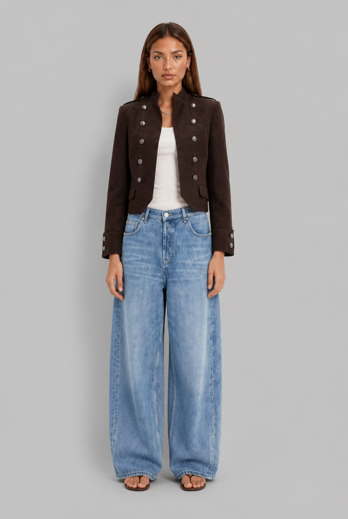 Cropped Military Jacket