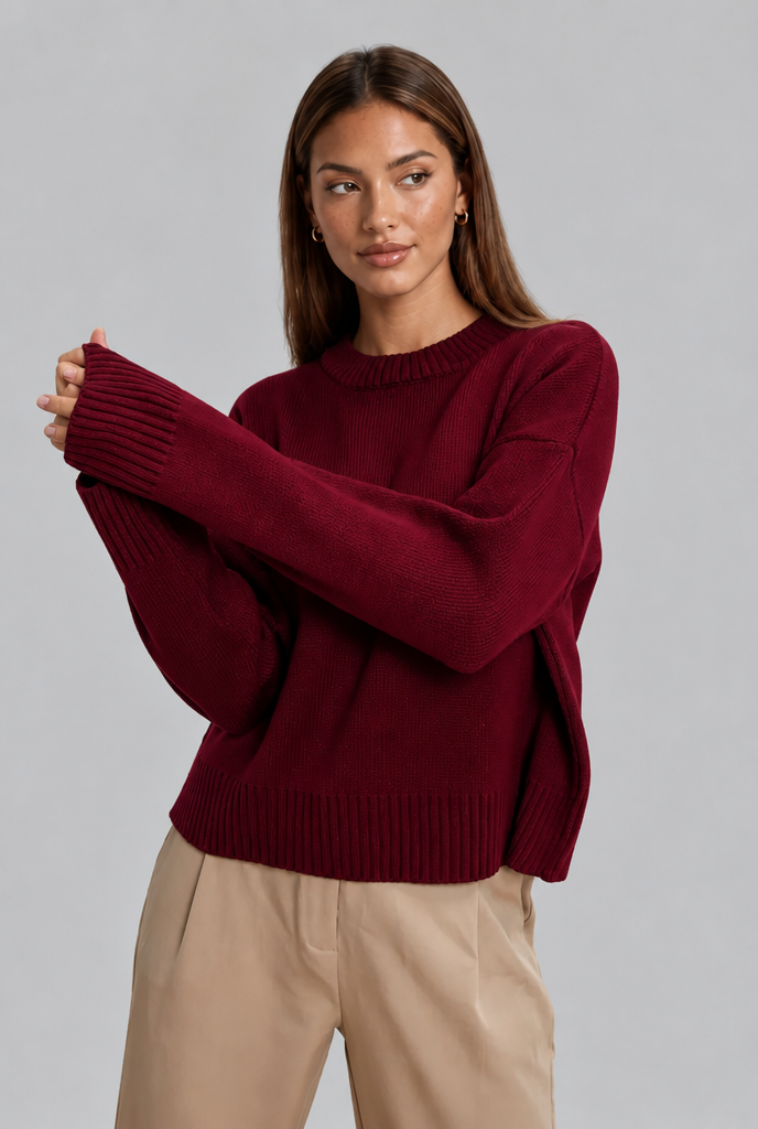 Oversized Crew Neck Jumper