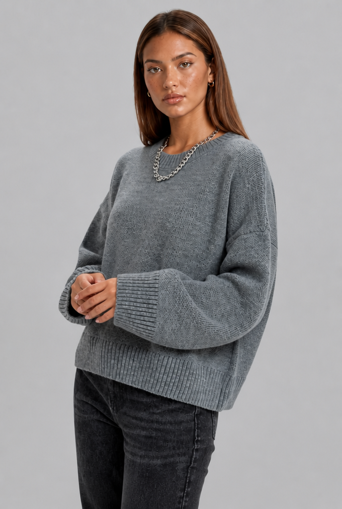 Oversized Crew Neck Jumper
