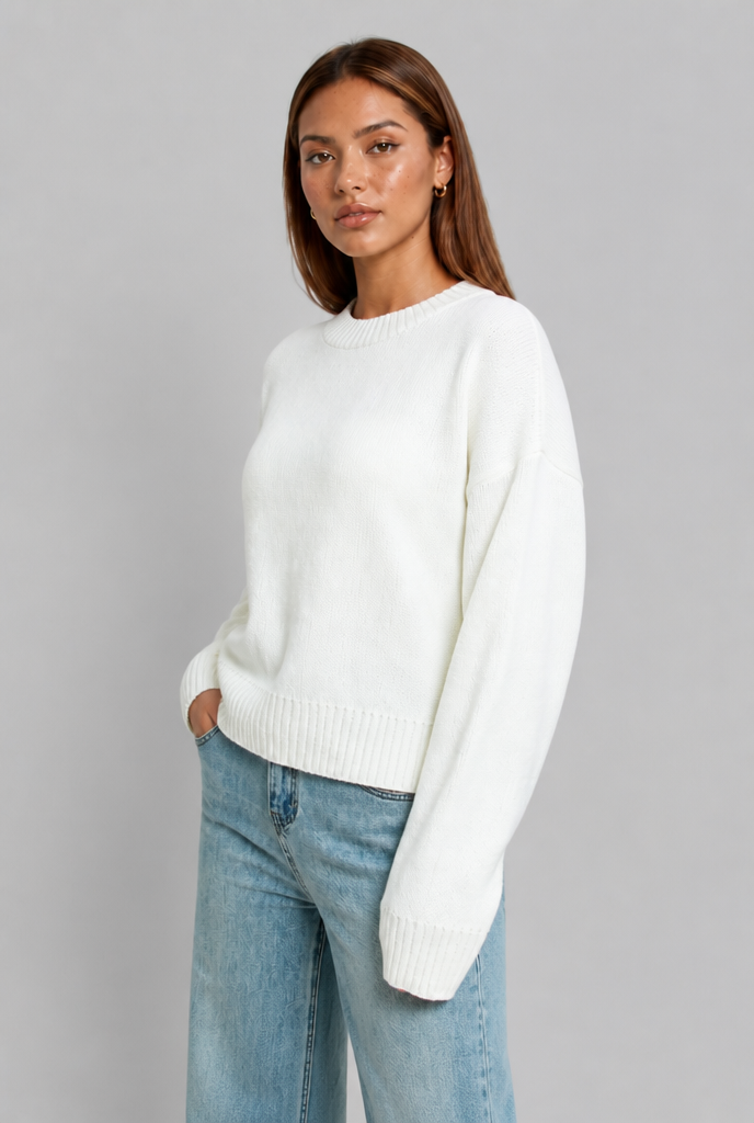 Oversized Crew Neck Jumper