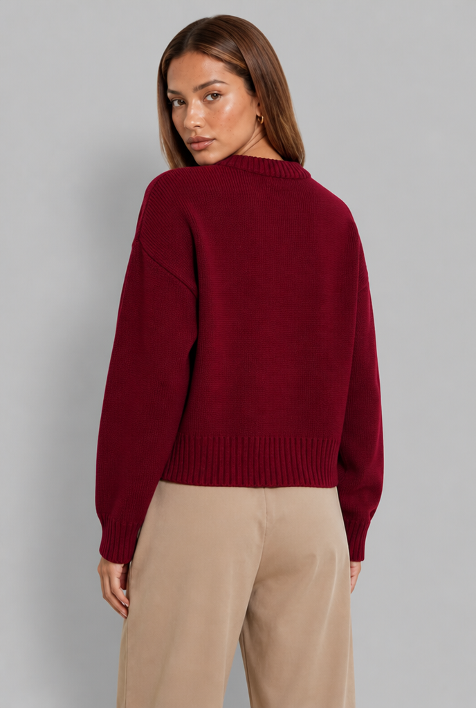 Oversized Crew Neck Jumper